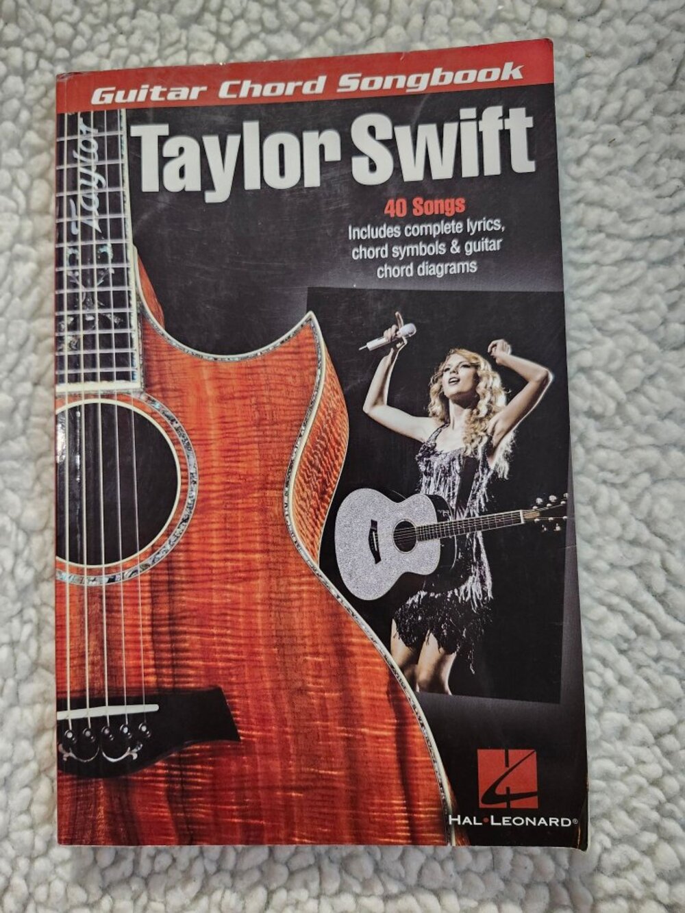 Taylor Swift Guitar Chord Songbook 40 Songs Hal Leonard Paperback Lyrics